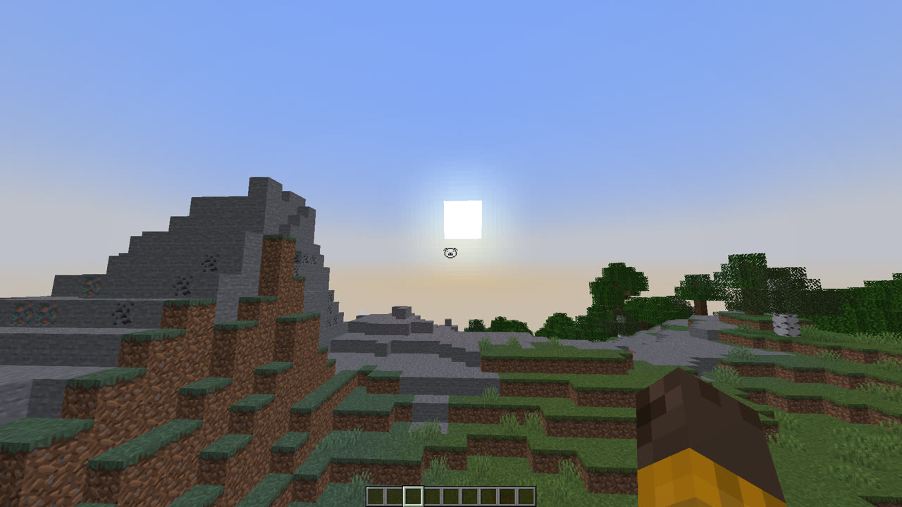 Minecraft без визуала